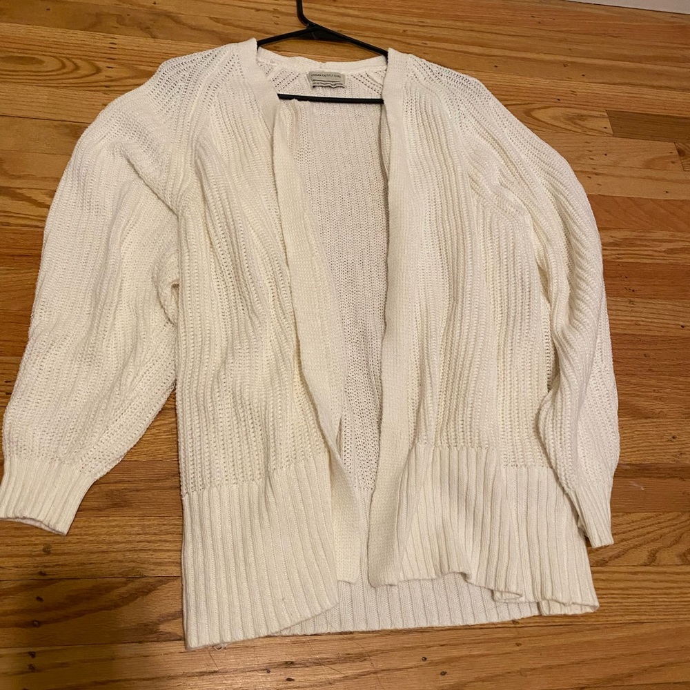 urban outfitters white cardigan